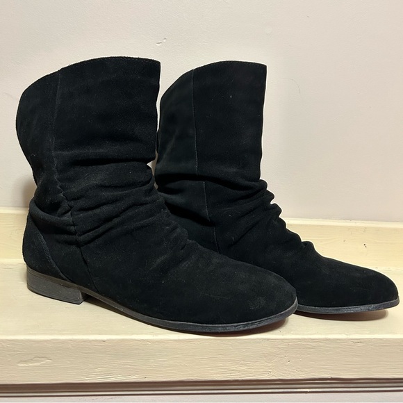 Sam&Libby Leather Suede Short Ankle Boots - Picture 2 of 11